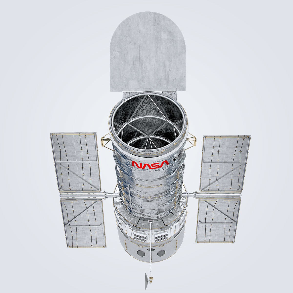 Hubble Telescope 3D model_28