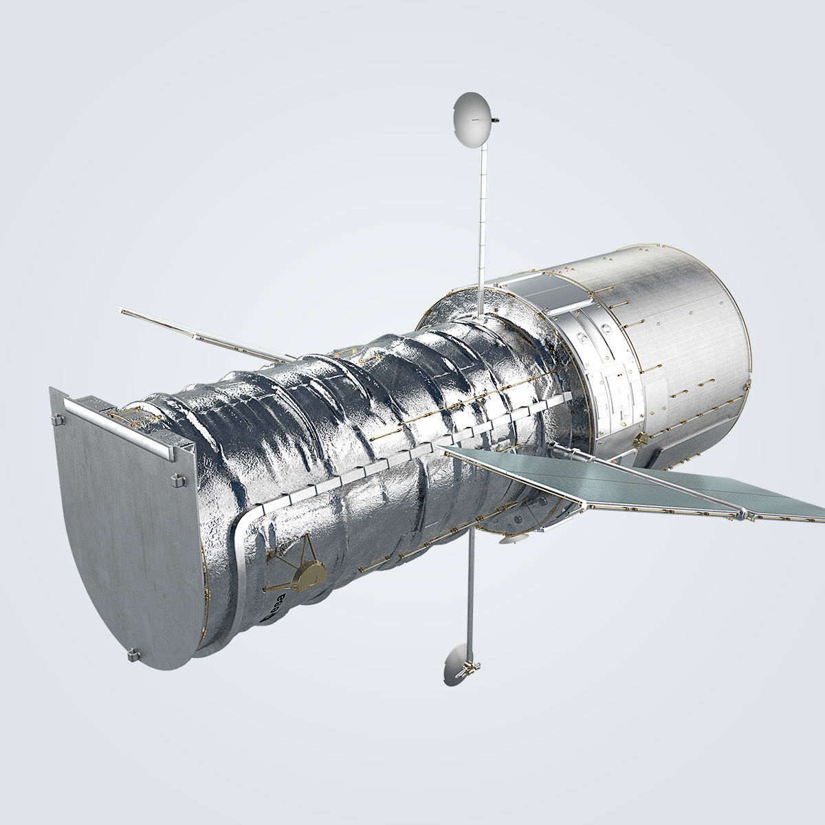 Hubble Telescope 3D model_6