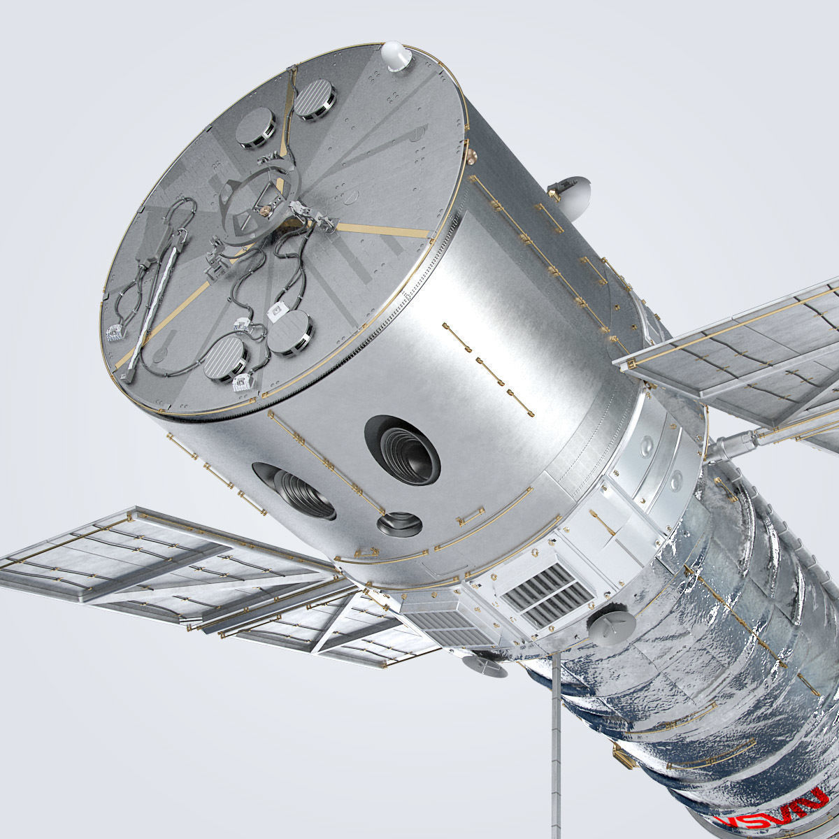 Hubble Telescope 3D model_14
