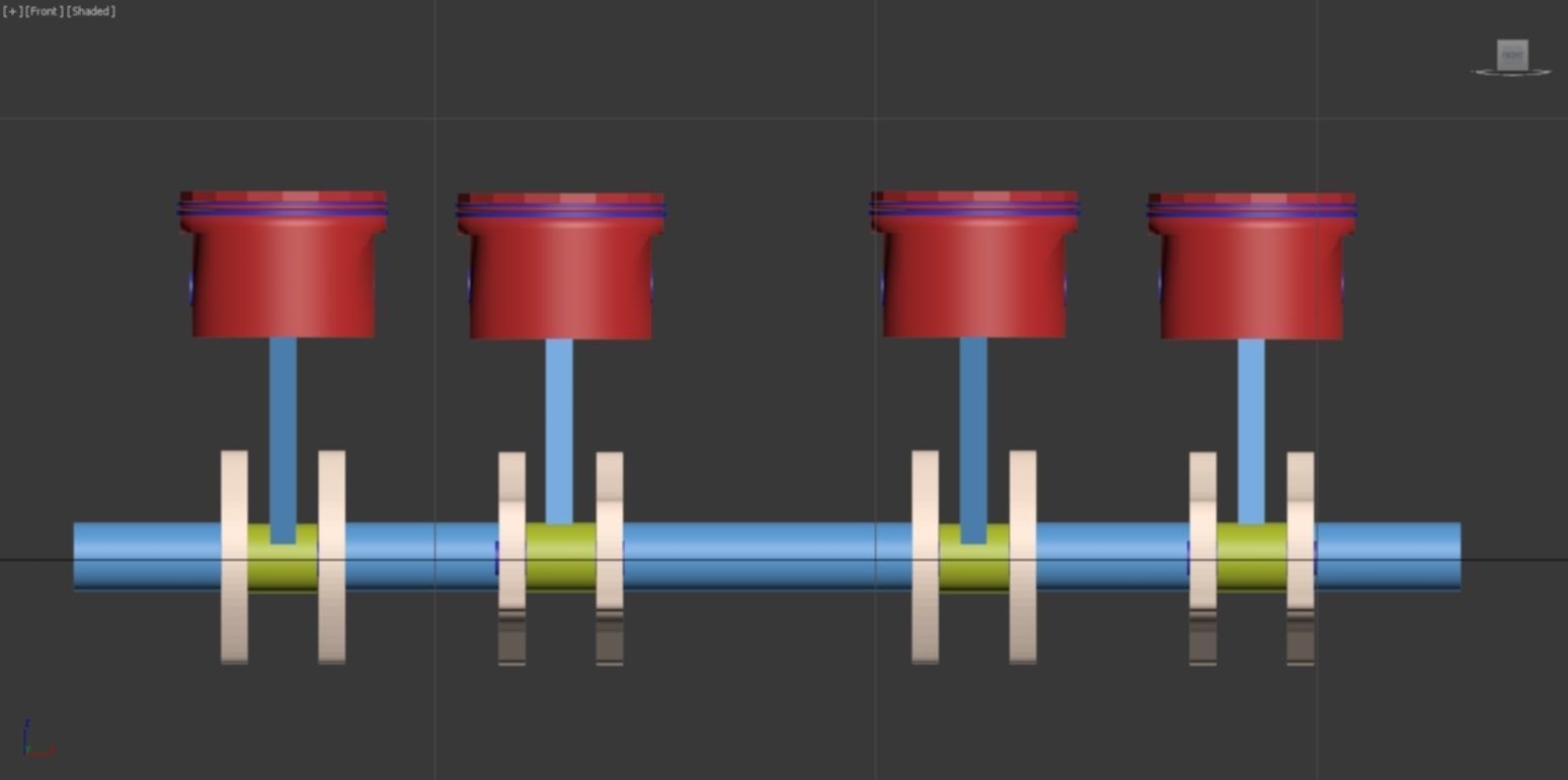 cylinder piston animation 3D model_4