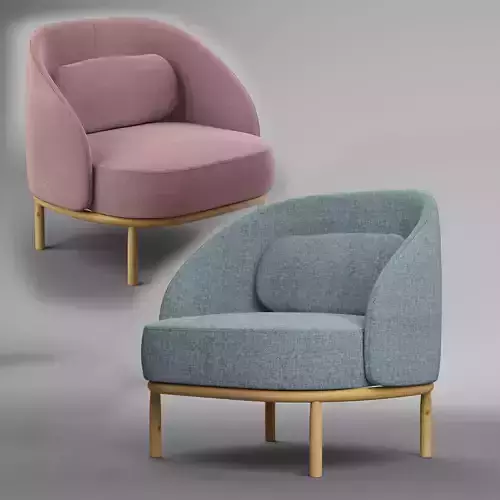 Fuuga Armchair 3d model