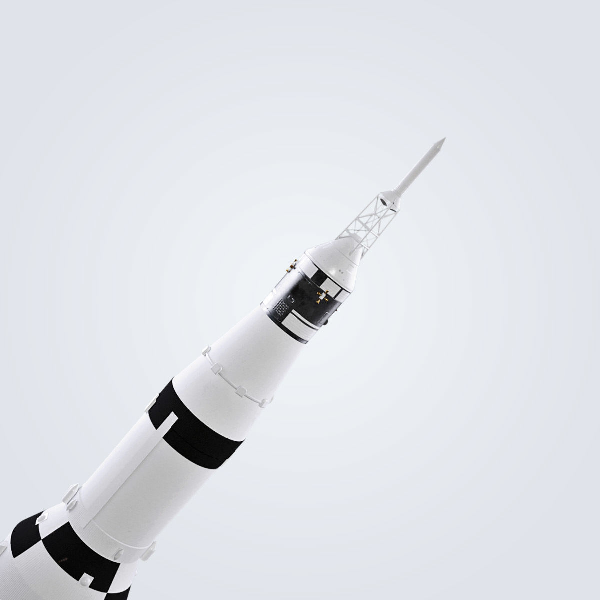 Saturn V rocket engine 3D model_12