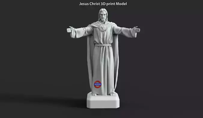 Jesus Christ vol3 statue for 3d print 3D print model