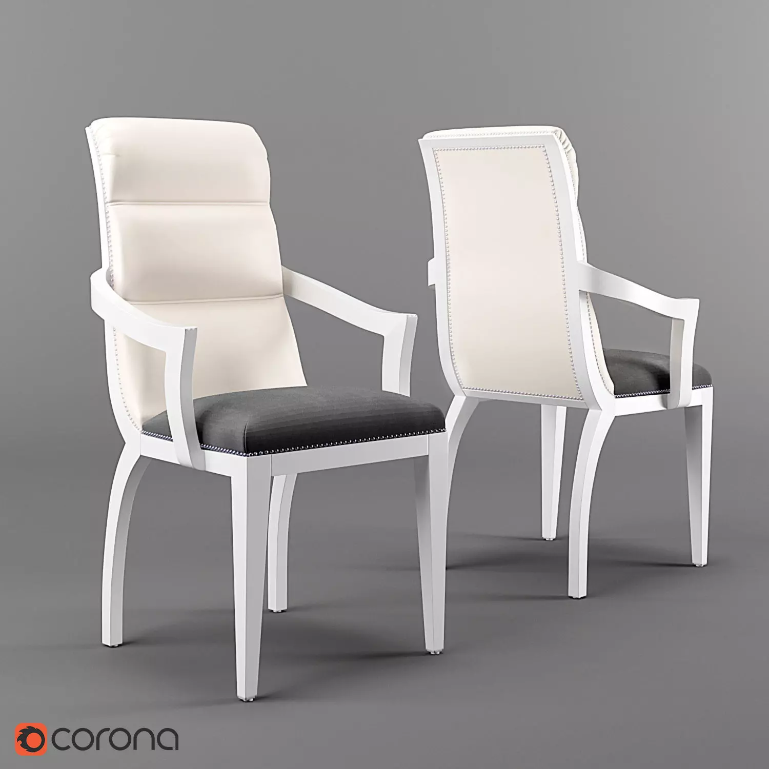 Small Armchair Monica 3D model