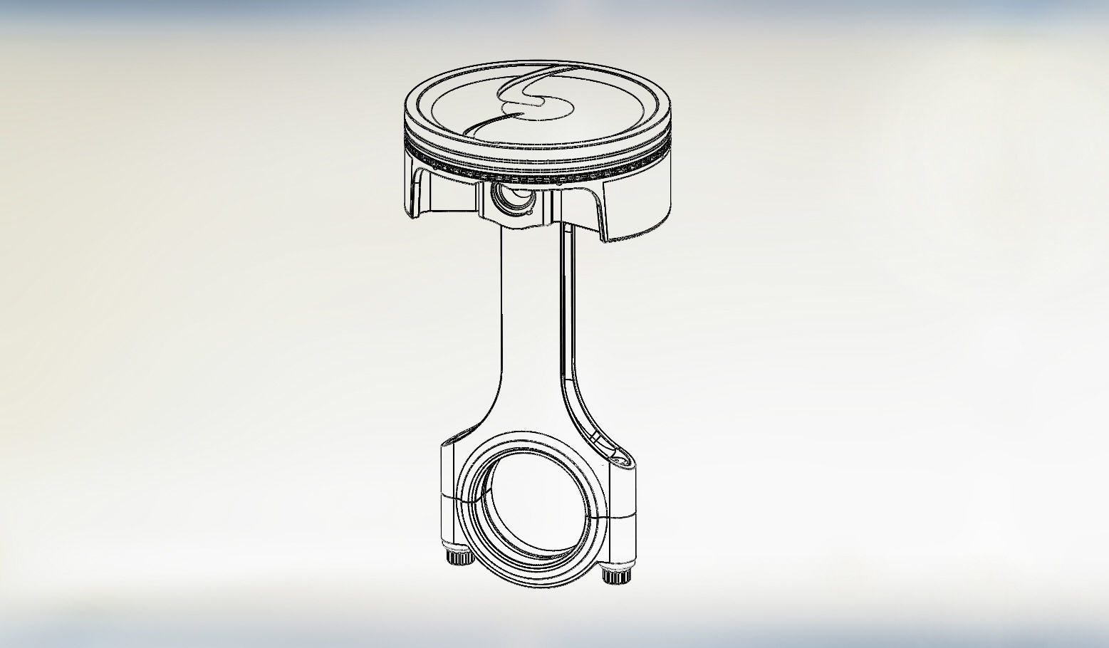 Piston and Connecting Rod 3D model_32