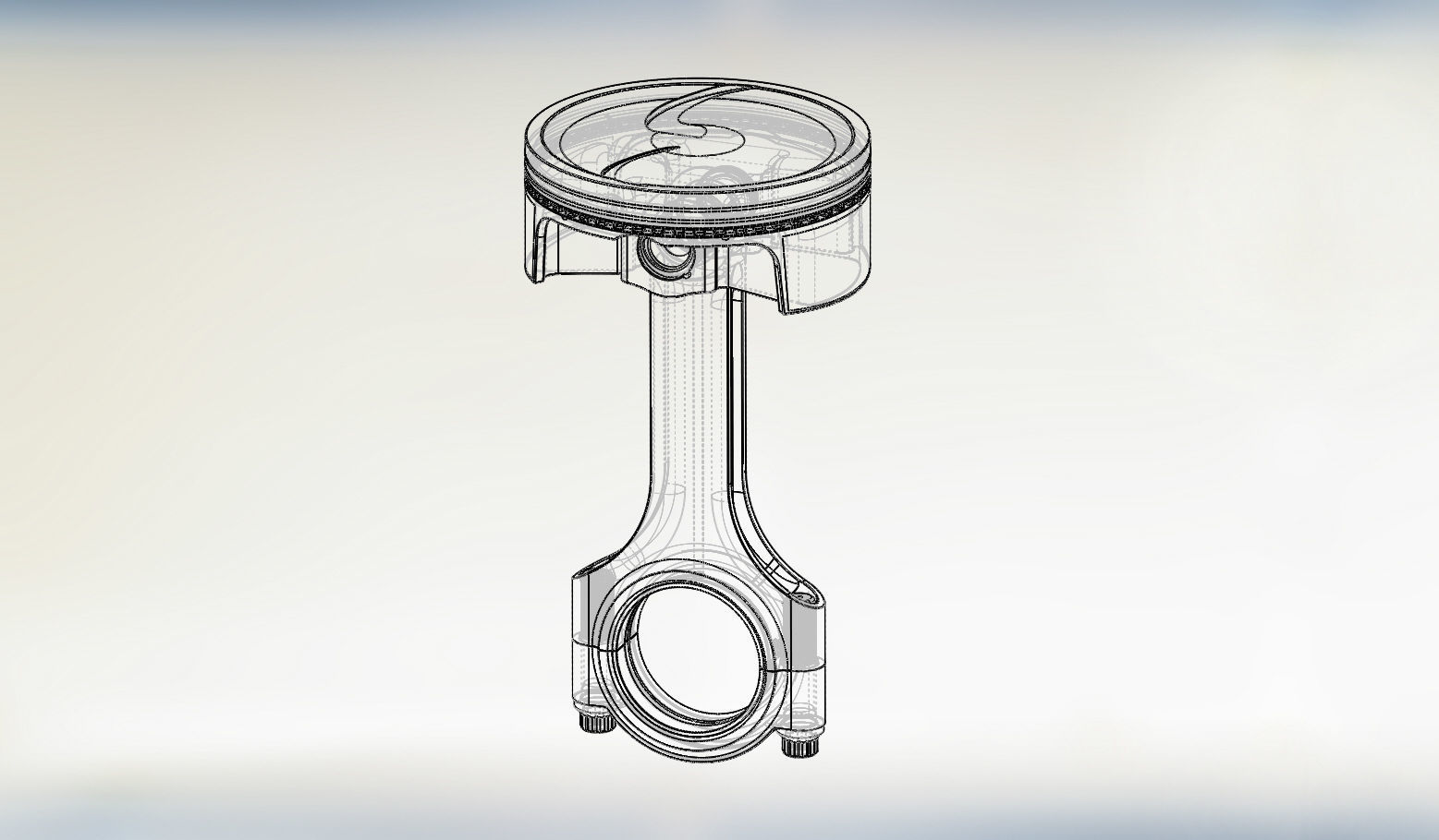 Piston and Connecting Rod 3D model_33