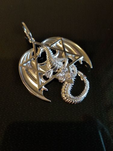 Dragon and star 3D Print Model 3D print model