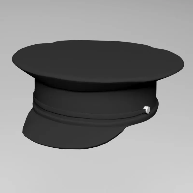 Police Uniform Hat 3D model