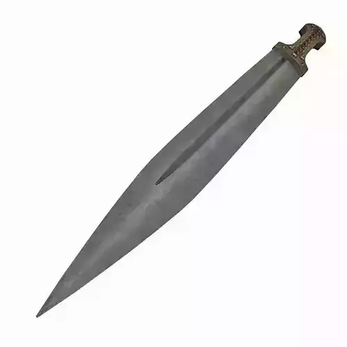 Cossack khanjali dagger 3D model