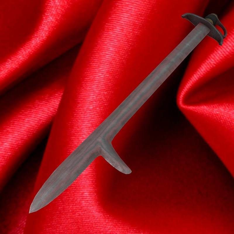 Fanged sword 3D model_2