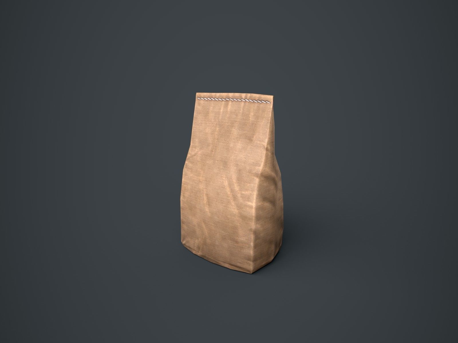 Paper Bags Low-poly 3D model_5