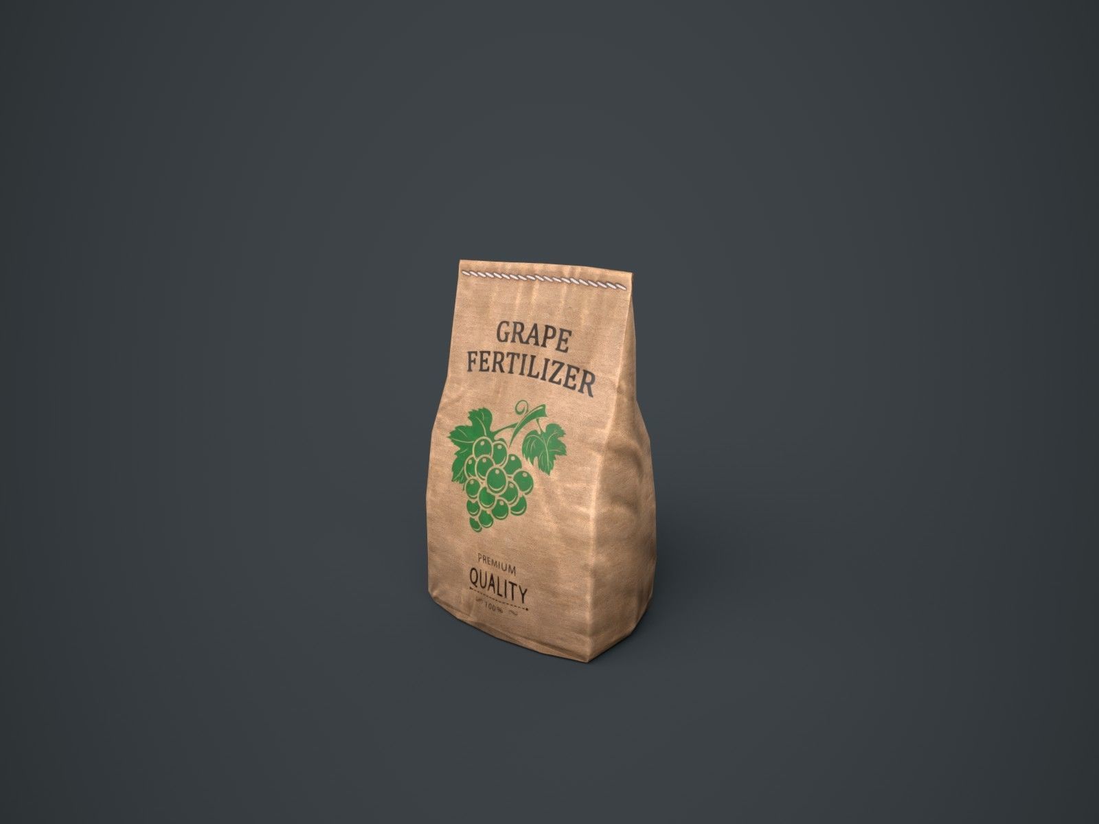 Paper Bags Low-poly 3D model_1