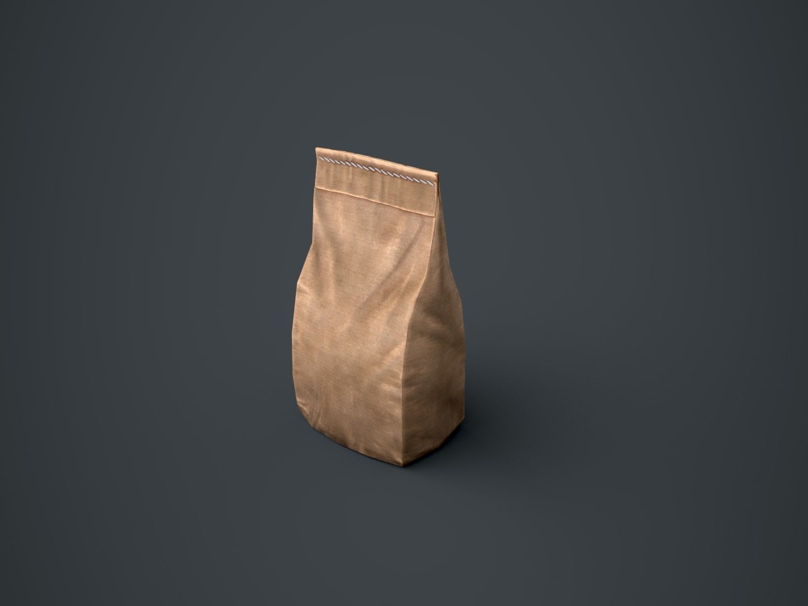 Paper Bags Low-poly 3D model_6