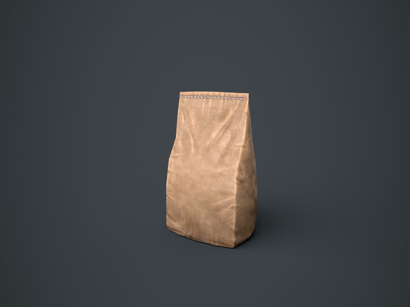 Paper Bags Low-poly 3D model_11