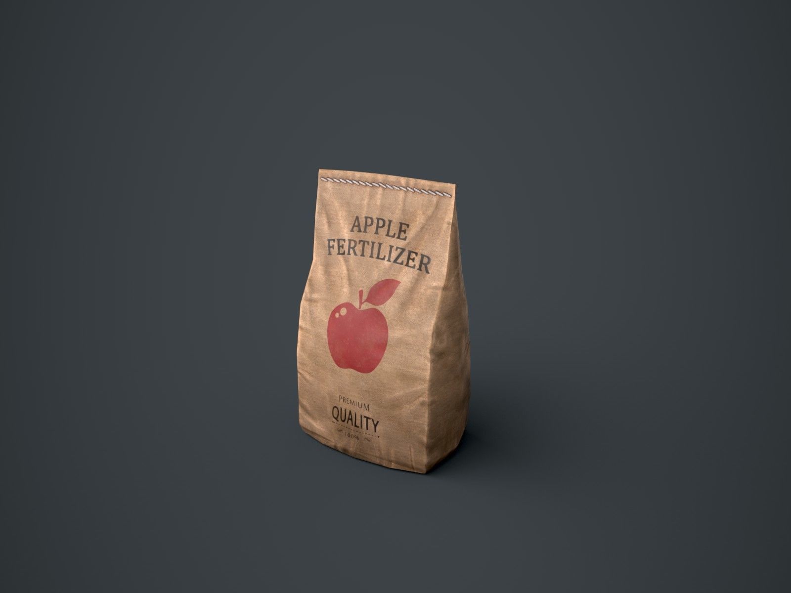 Paper Bags Low-poly 3D model_7