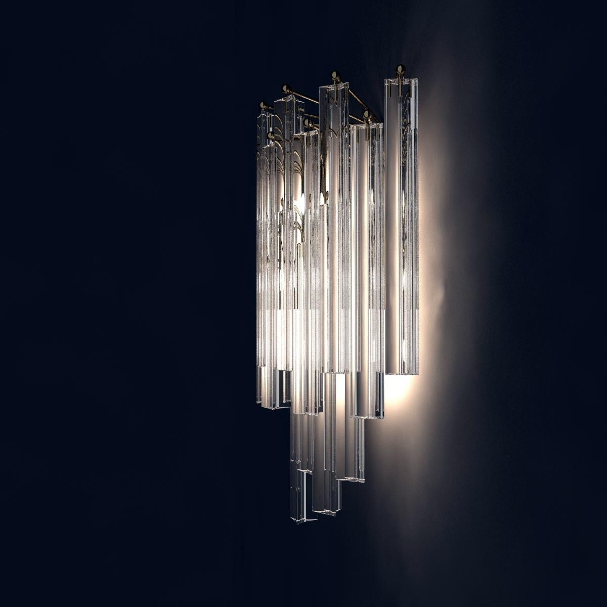 Veronese Mirless wall light 3D model_1