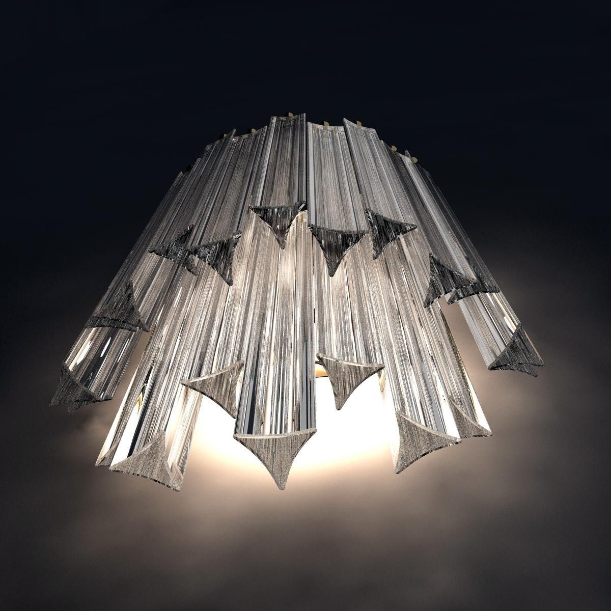 Veronese Mirless wall light 3D model_2