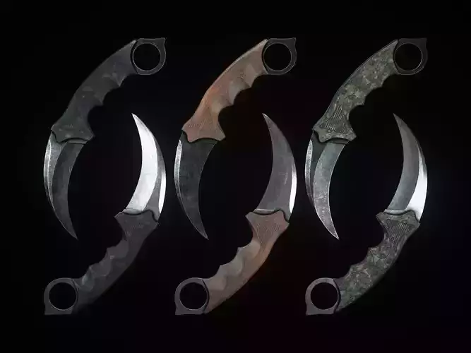 3D Karambit - 6 COLORS