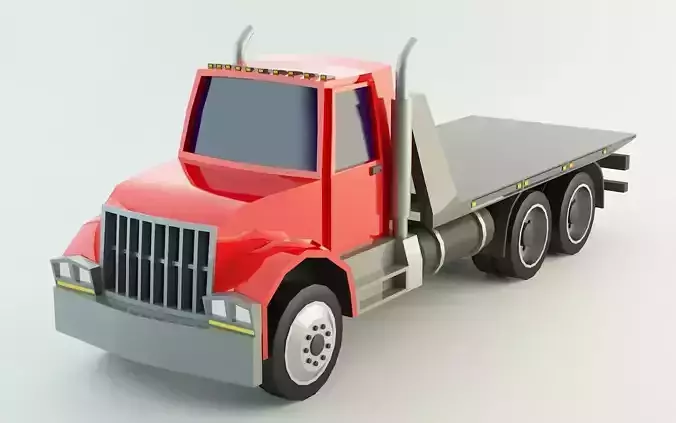 Low Poly Tow Truck