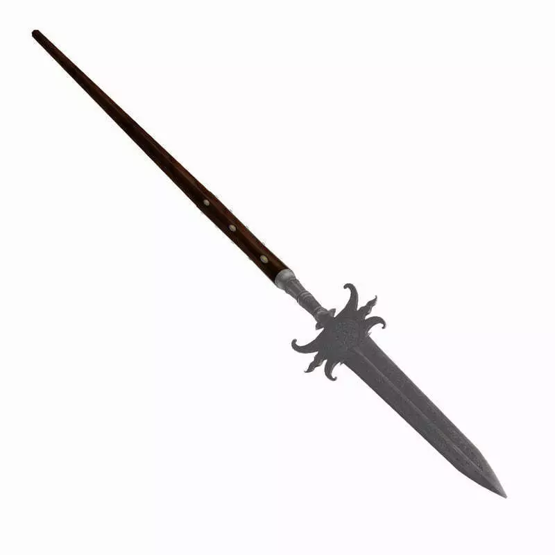 Javelin polearm 3D model