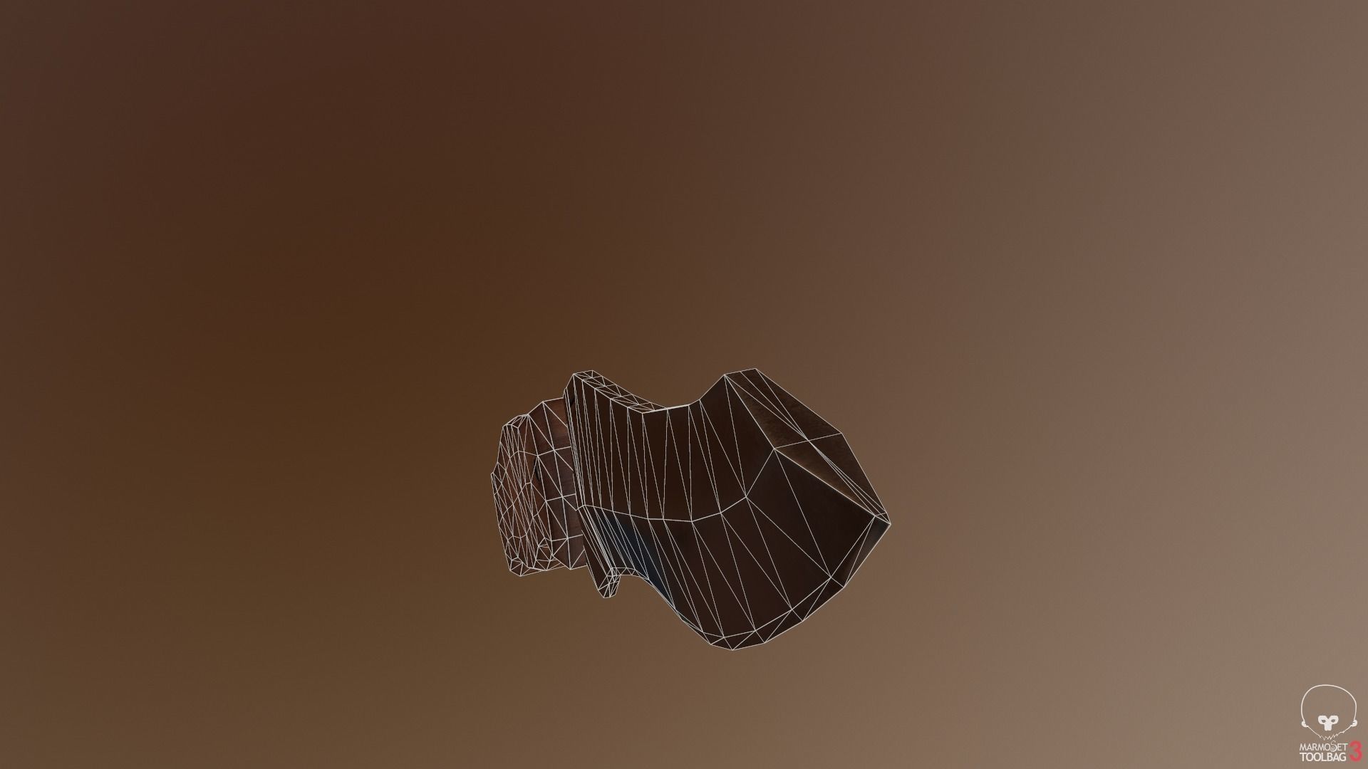 Game Ready Realistic Low Poly Combat Knife Low-poly 3D model_18