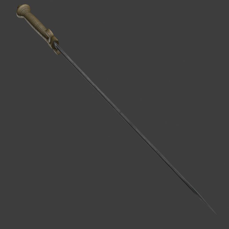 Long British dagger 3D model_12