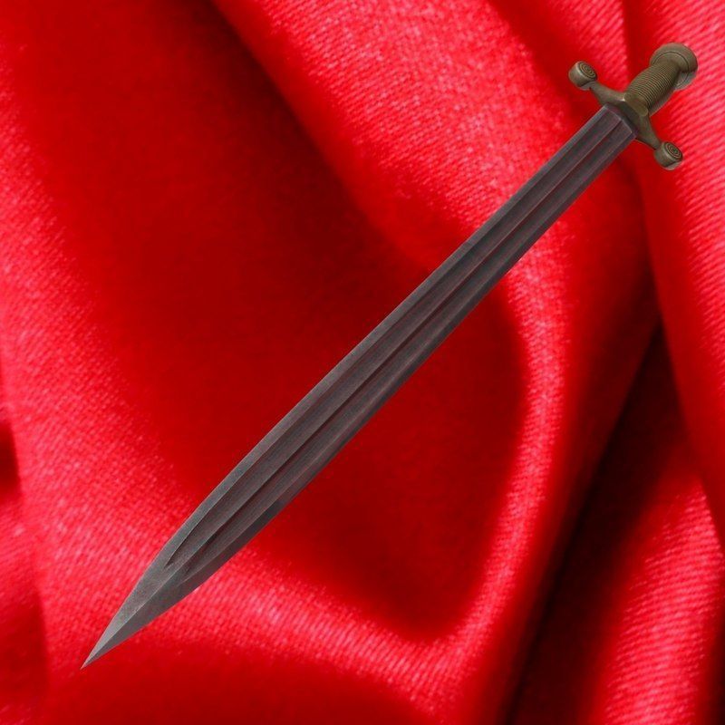 Long British dagger 3D model_2