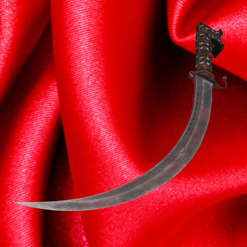 Moroccan nimcha 3D model_4