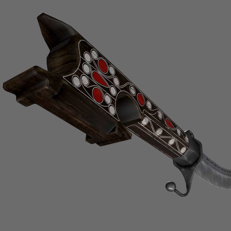 Moroccan nimcha 3D model_11