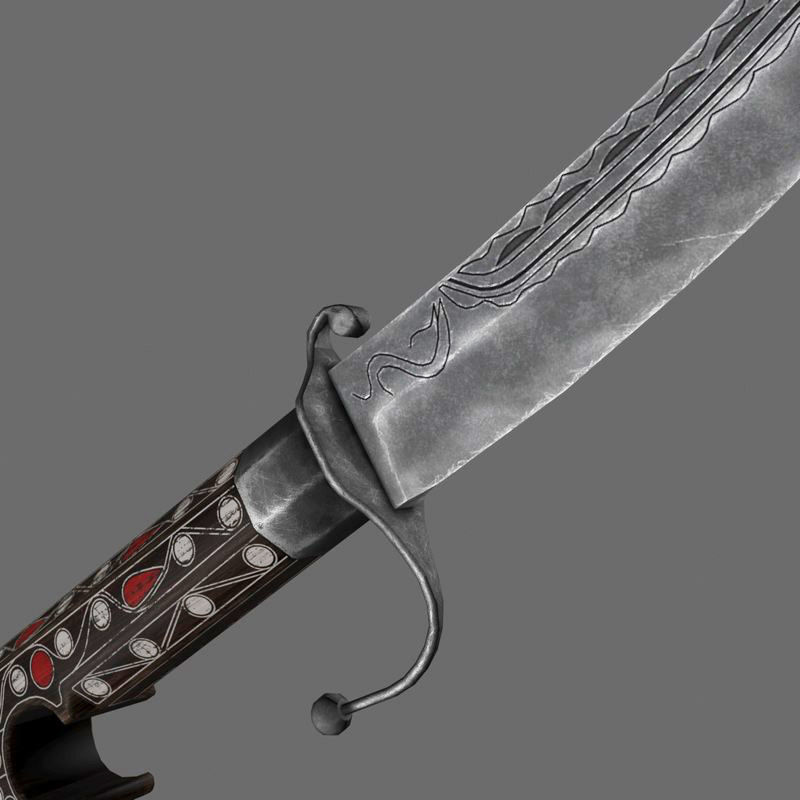 Moroccan nimcha 3D model_12