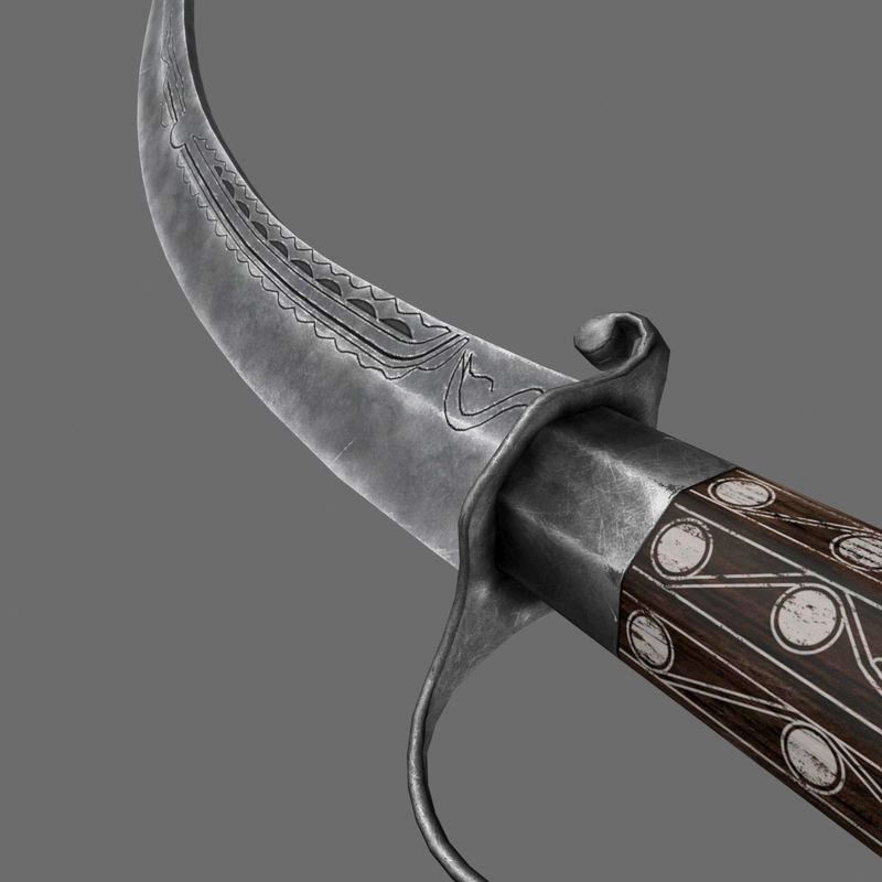 Moroccan nimcha 3D model_9