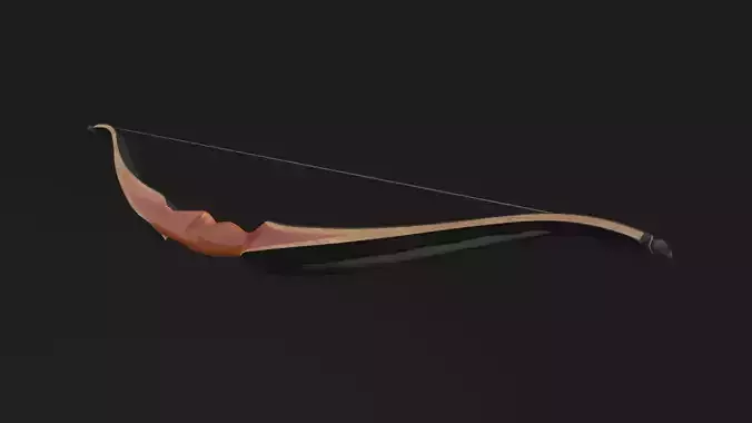 Wooden recurve bow