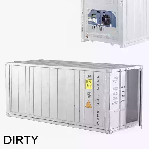 Refigerator Container Dirty 3D model
