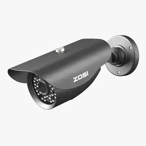 Security Camera Outdoor Low-poly 3D model