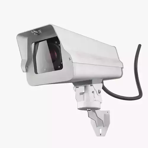 Security Camera Low-poly 3D model