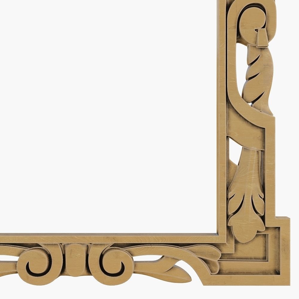 Gothic frame cnc 3D model_2