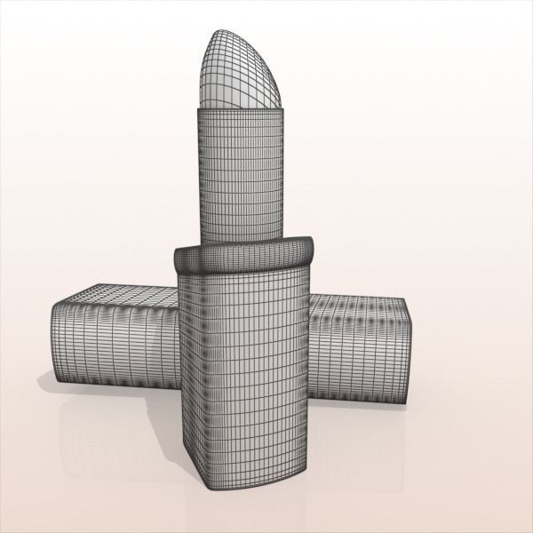 Stylish makeup set 3D Model Collection_9