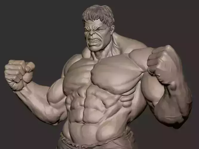 Hulk 3d Sculpt
