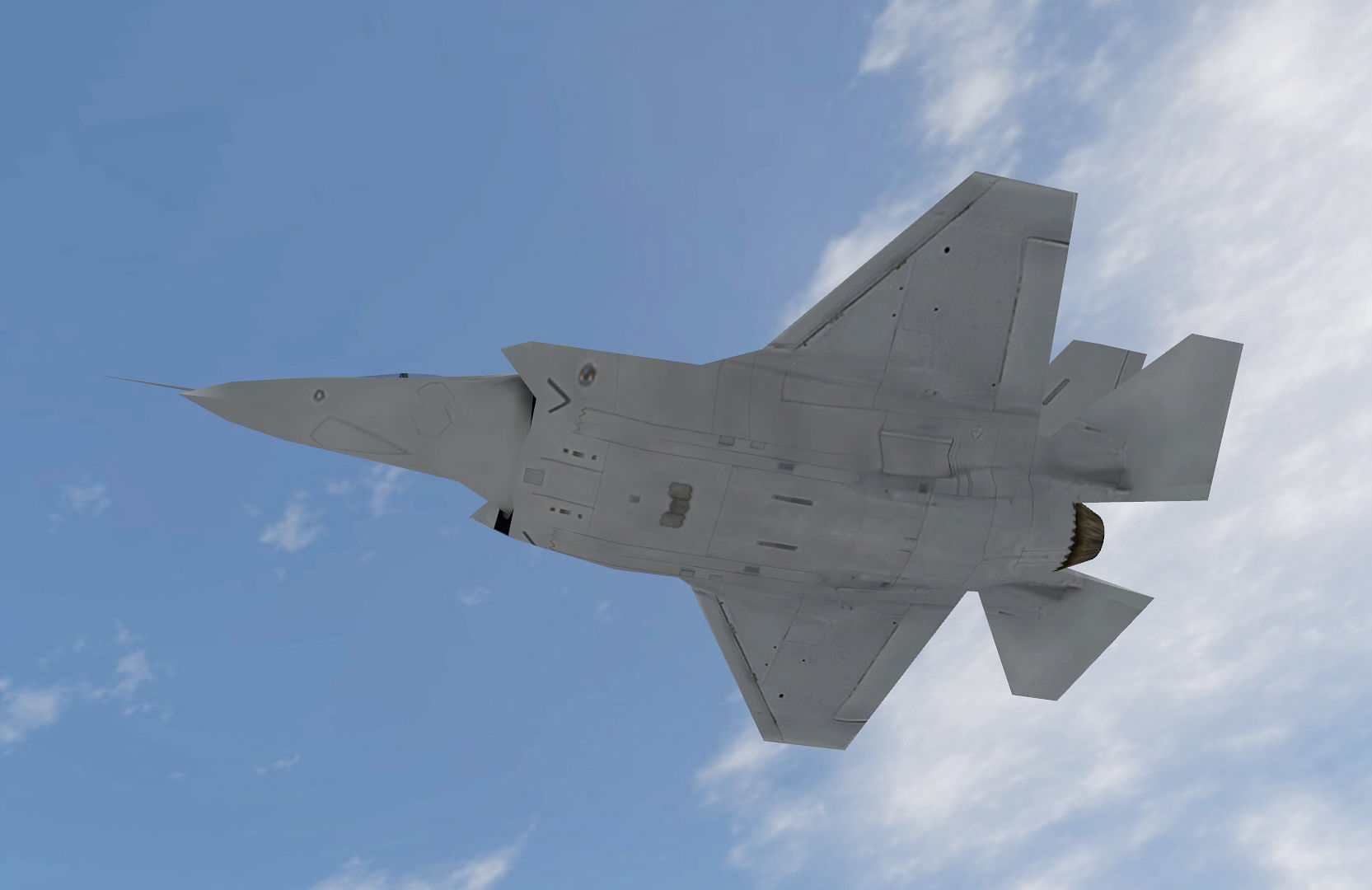 Lockheed Martin F35 Lightning Low-poly 3D model_5