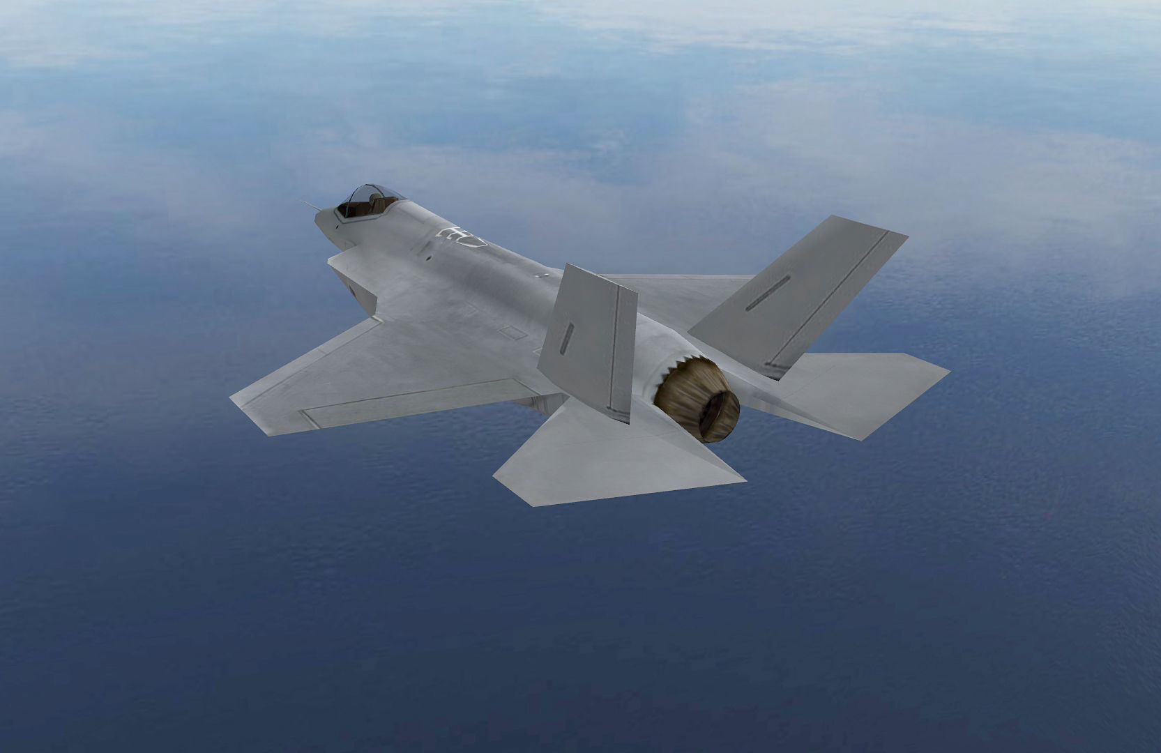 Lockheed Martin F35 Lightning Low-poly 3D model_2