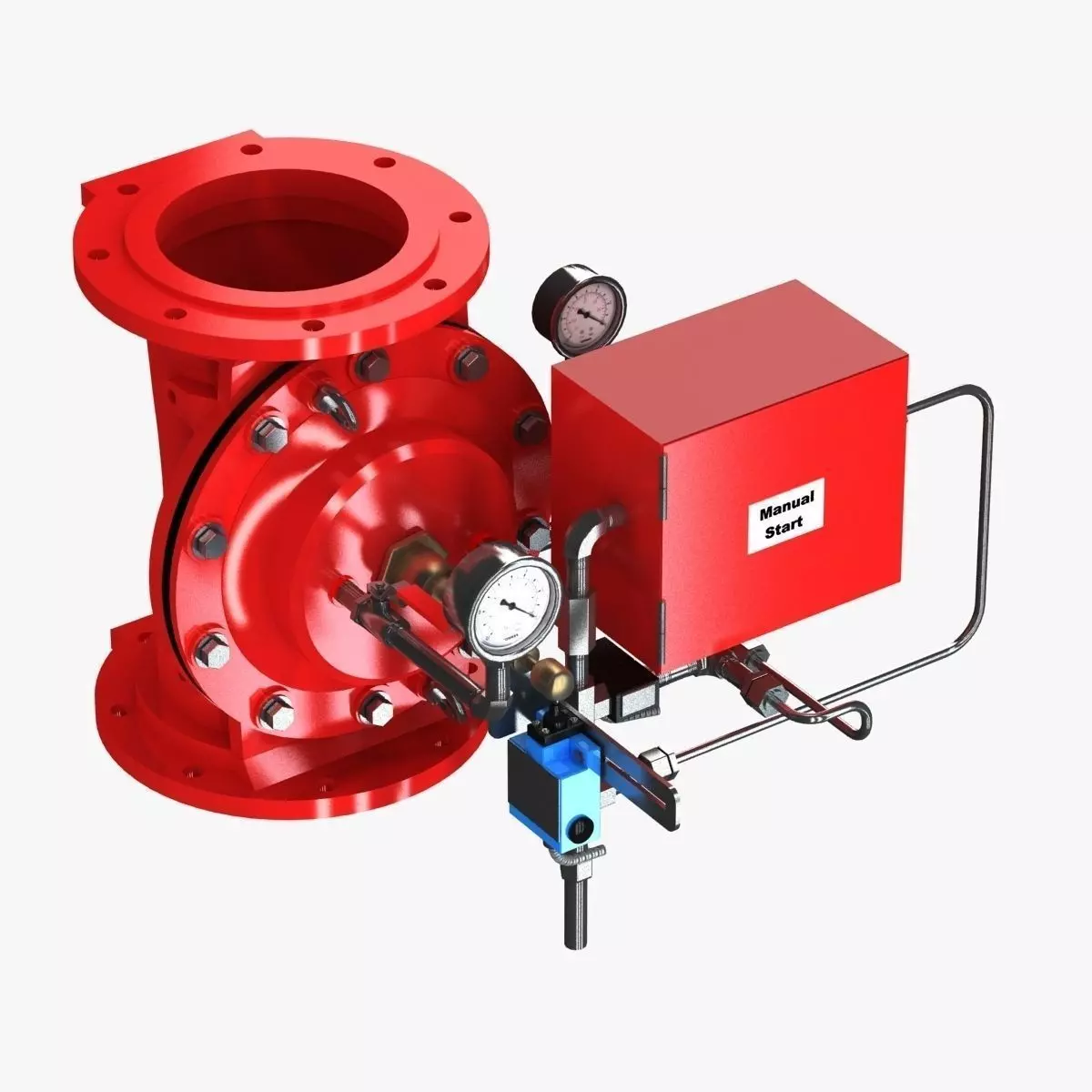 Electric Controlled Valve 3D model