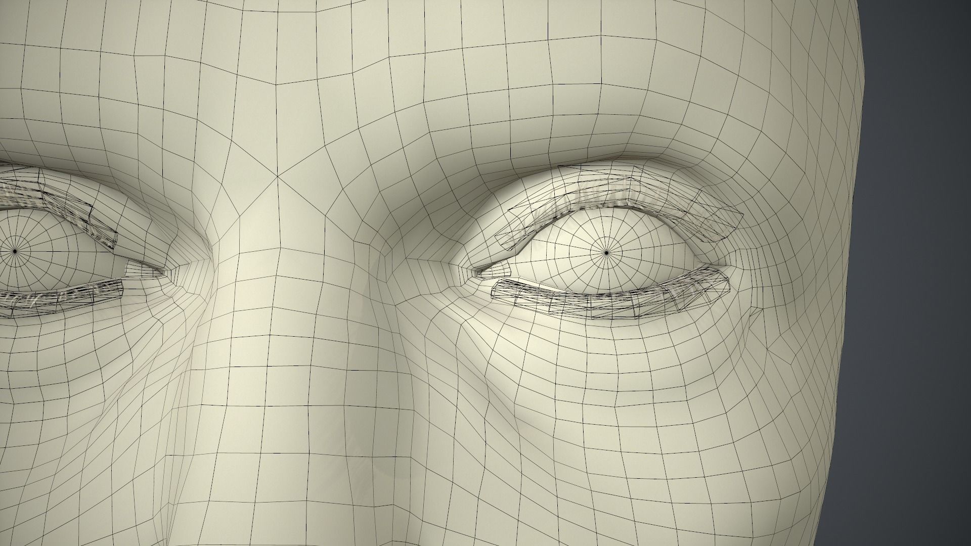 Male Head Low-poly 3D model_71