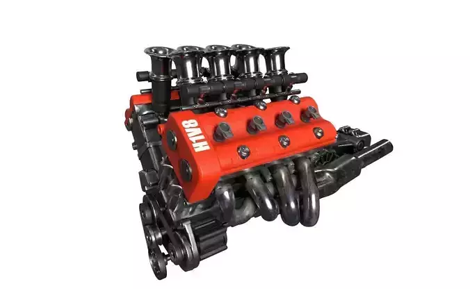 V8 engine