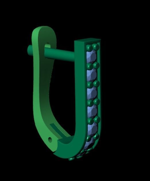 Earrings n 17  3D print model_10