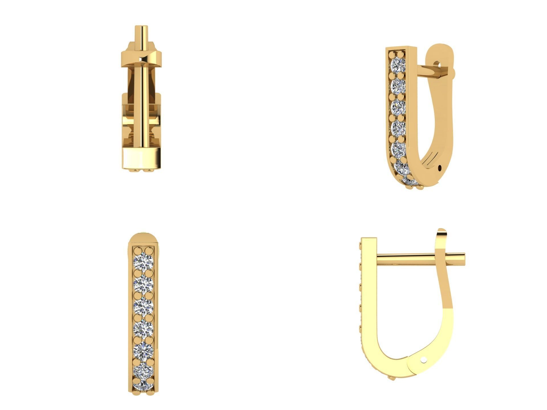 Earrings n 17  3D print model_5