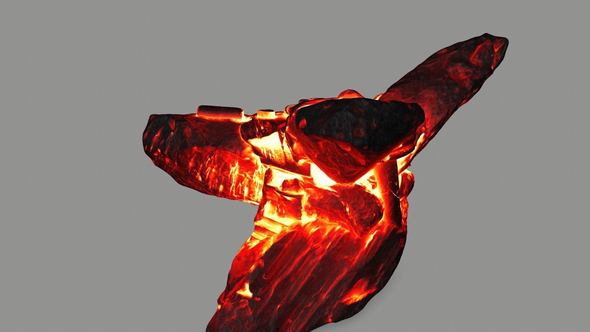 old temple Low-poly 3D model_5