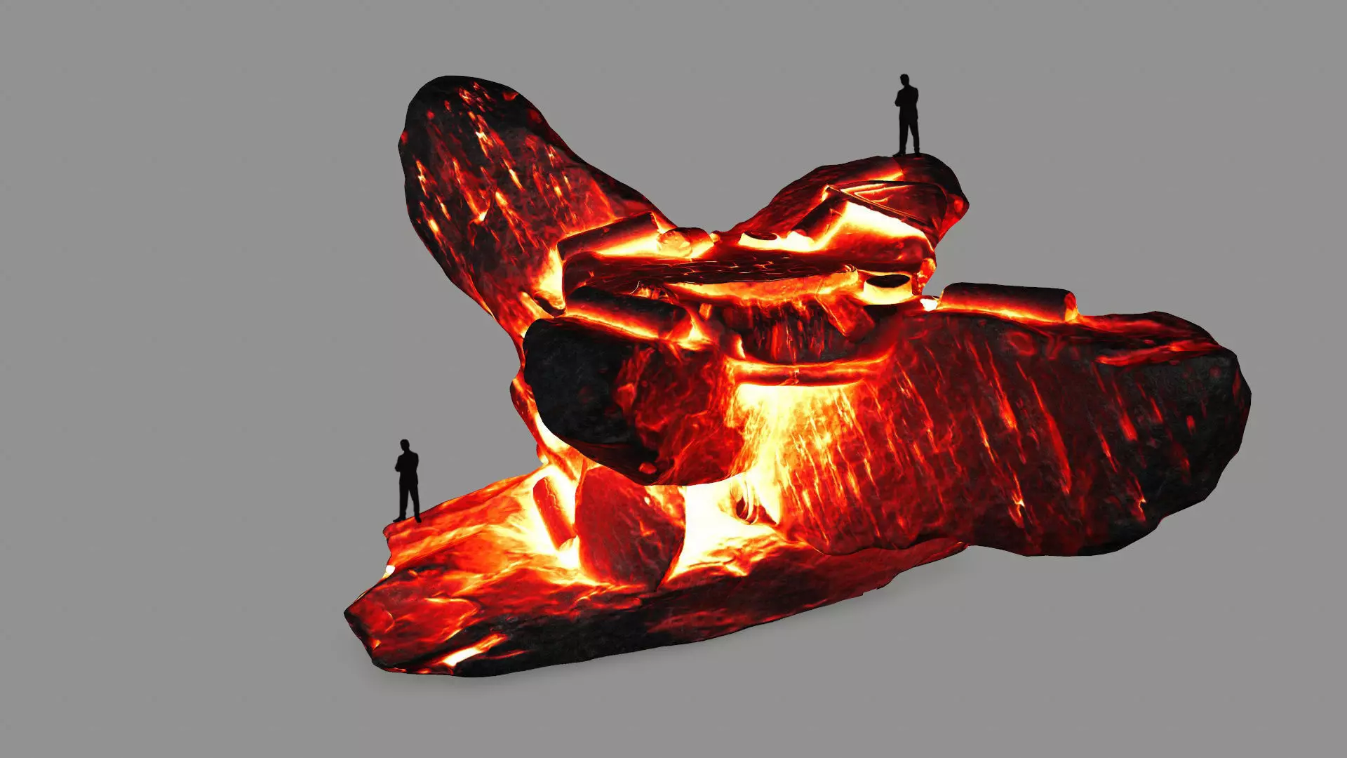 old temple Low-poly 3D model_0