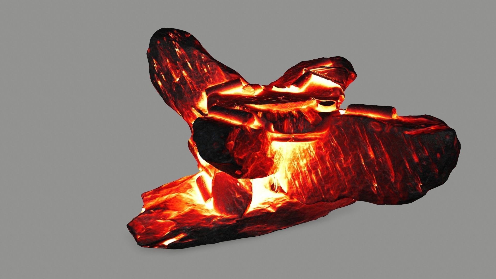 old temple Low-poly 3D model_1