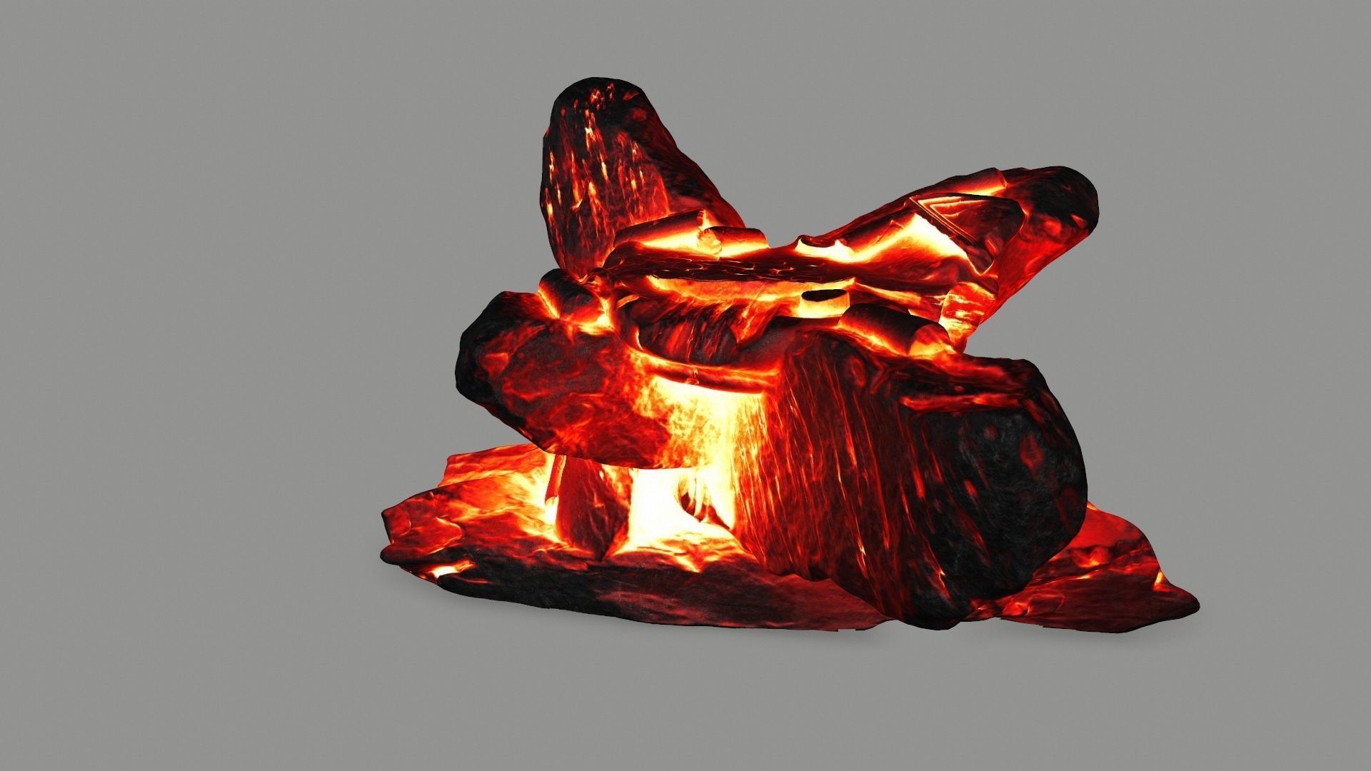 old temple Low-poly 3D model_7