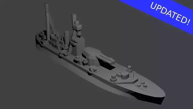 British Roberts Class Monitor Warship